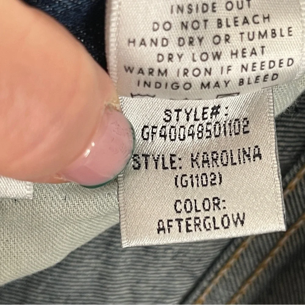 GRLFRND Karolina High Rise Jeans Afterglow Size 26